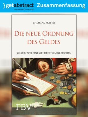 cover image of Die neue Ordnung des Geldes (Zusammenfassung)